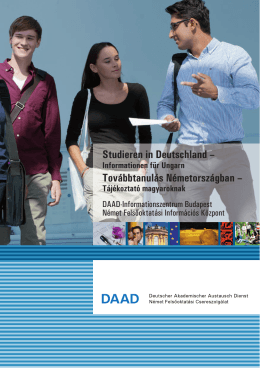 PDF  - DAAD-Informationszentrum Budapest