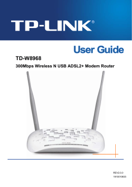 TD-W8968_V2_User Guide - TP-Link
