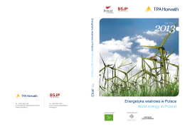 Energetyka Wiatrowa w Polsce 2013