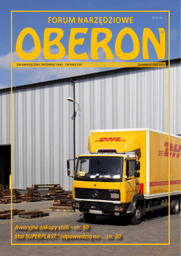 numer 01 (58) 2013 - Forum Narzędziowe Oberon