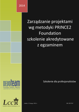 Prince2 Foundation - LCC