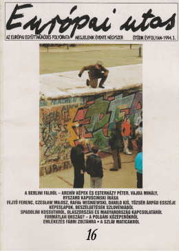 1994.3.szám - Európai Utas