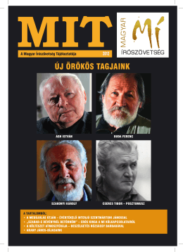 MIT_2012 - Magyar Írószövetség