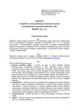 Decyzja o warunkach zabudowy - Strona główna :: PGK Goleniów