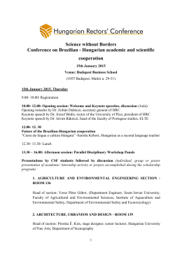 Science without Borders Conference on Brazilian