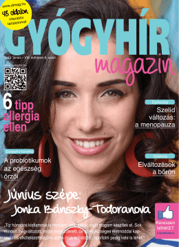 2013. június - Gyógyhír Magazin