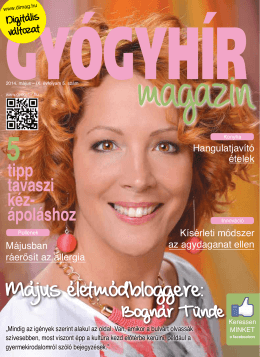 2014. május - Gyógyhír Magazin