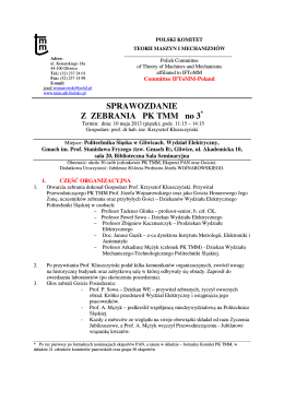 Protokół nr 58/2014 - Dzielnica VII Miasta Krakowa
