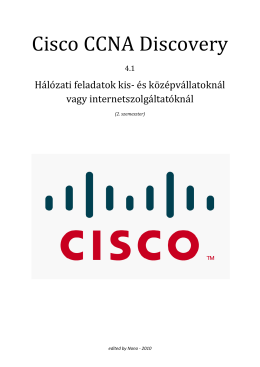 Cisco CCNA Discovery