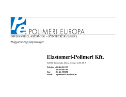 Elastomeri-Polimeri Kft.