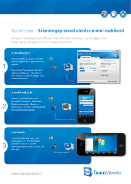 TeamViewer – Számítógép távoli elérése mobil eszközről