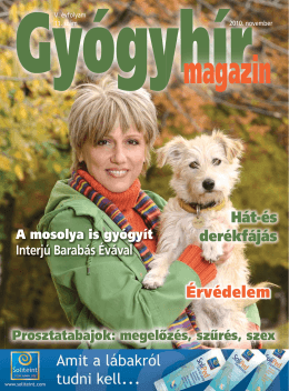2010. november - Gyógyhír Magazin