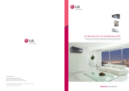 LG Residential Air Conditioners 2011