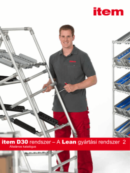 item D30 rendszer – A Lean gyártási rendszer 2 - Tech-Con