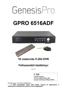 GenesisPRO GPRO 6316 (6516)AD-F