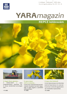 Yara Magazin 2010 repce különszám