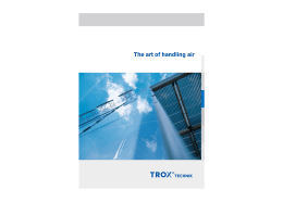 TROX Image - A kezelt levegő művészete