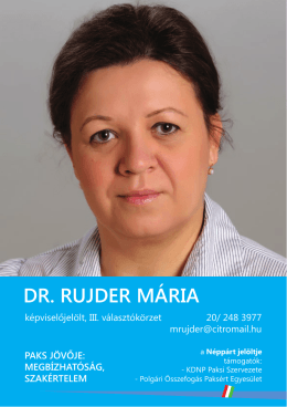 DR. RUJDER MÁRIA