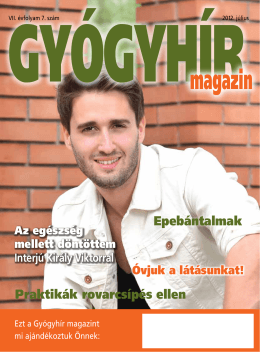 2012. július - Gyógyhír Magazin