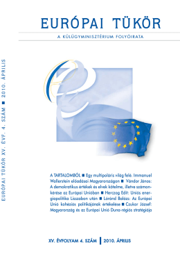 Európai Tükör 2010/04. szám