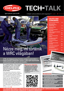 Nézze meg, mi történik a WRC világában!