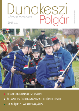 Dunakeszi Polgár 2015.04.