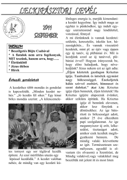 2011. szeptemberi újság