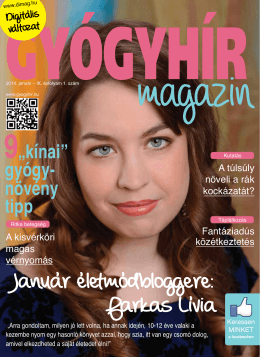 2014. január - Gyógyhír Magazin