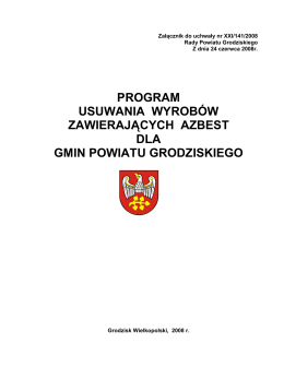 projekt programu współpracy na 2015 r.