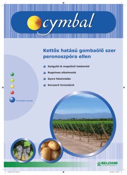 Cymbal termékismertető - Belchim Crop Protection