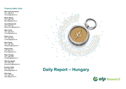 Daily Report – Hungary