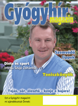 Teniszkönyök - Gyógyhír Magazin