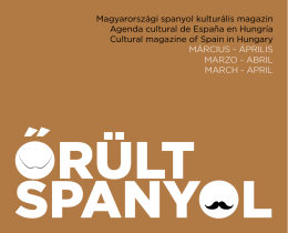 Agenda cultural de España en Hungría
