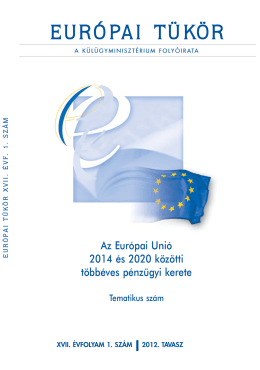 Európai Tükör 2012/01. tematikus szám