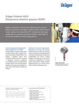 Dräger Polytron 8310 Stacjonarny detektor gazowy (DSIR)