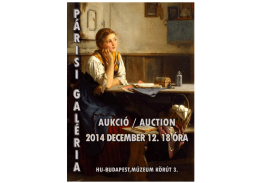 2014 - Decemberi aukciós katalógus