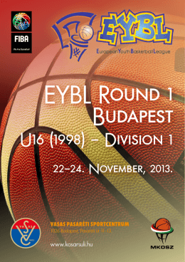 EYBL Round 1 Budapest