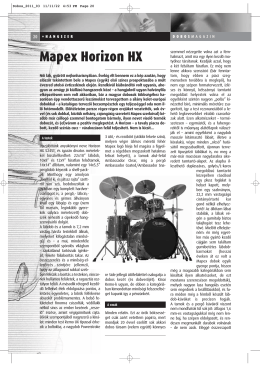 Mapex Horizon HX - Dobos Magazin, a magyar dobosok szaklapja