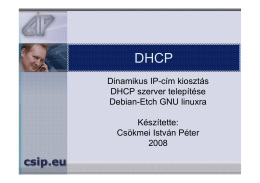 DHCP - Letöltések CsIP.eu