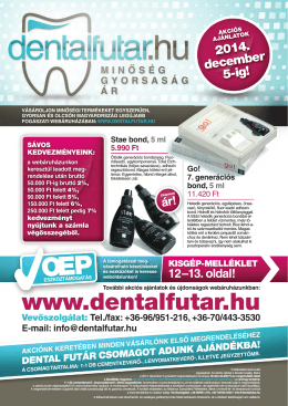 www .dentalfutar.hu - Dental Futár Fogászati Segédanyagok