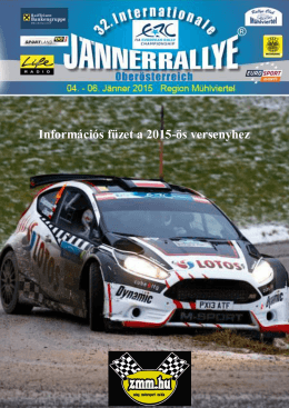 Janner Rally 2015 Információs füzet