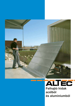 Felhajtó hidak acélból és aluminiumból (PDF)