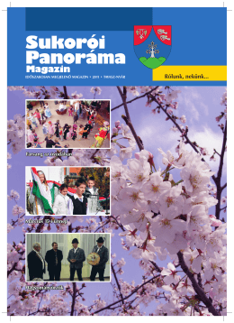 Sukorói Panoráma Magazin 2011 tavasz