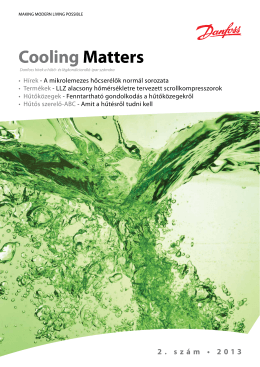 Cooling Matters 2 2013