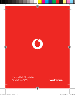Használati útmutató Vodafone 353