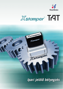Xstamper TAT ipari béyegzők katalógus (.pdf)