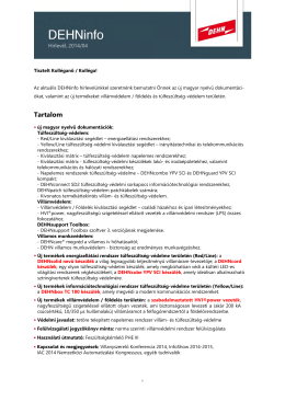Letöltés PDF DEHNinfo 4-2014 - DEHN + SÖHNE • Magyarország