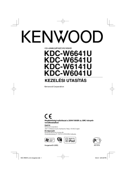 KDC-W6641U KDC-W6541U KDC-W6141U KDC-W6041U