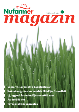 Nufarmer Magazin 2011. március