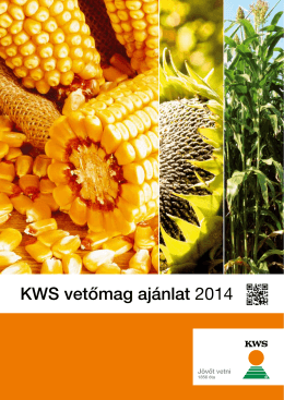 KWS kukorica vetőmag katalógus